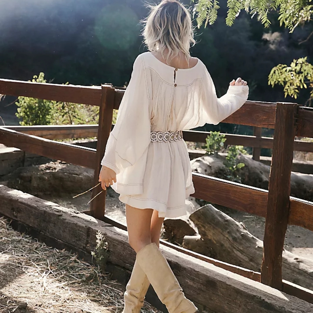 FREE PEOPLE Fernanda Tunic Top Dress NWT - LARGE